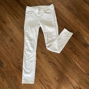 Rag and bone white jeans